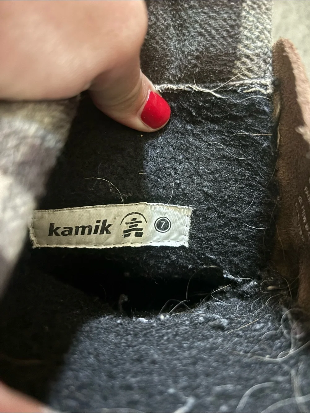 Kamik Brown and Black womens Winter Snow Boots